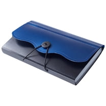 IBASETOY Collapsible File Folder Organizer Blue PP 1Set