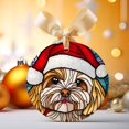 thumbnail image 2 of Russian Toy Dog Stained Glass Ornaments, Russian Toy Dog Ornament,Russian Toy Dog Christmas Tree Ornament, Xmas Decorations hvm6HC, 2 of 4