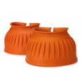 thumbnail image 4 of Shires ARMA Bottes Cloche Cheval Over Reach (Orange, XX-Full), 4 of 5
