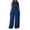 Navy, variant on lulshou Jumpsuits for Women, Women Casual One-Piece Wide Leg Jumpsuits Sexy Solid Rompers Loose Summer Formal Jumpsuit Women's Jumpsuits, Rompers & Overalls, Light Blue XXL