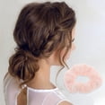 thumbnail image 2 of Unique Bargains 1 Pc Elegant Fluffy Scrunchies for Home Pink, 2 of 5