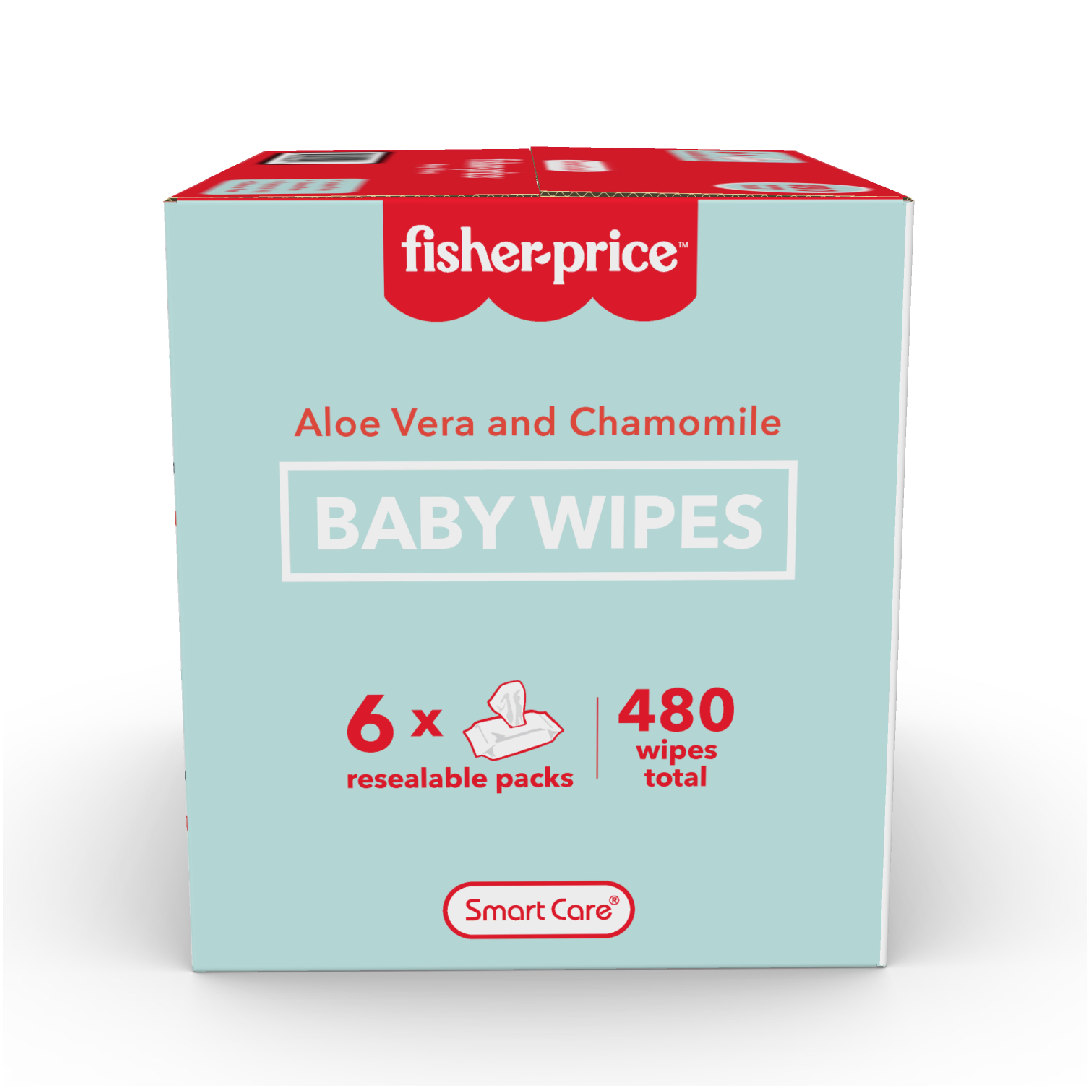 Fisher-Price Standard Wipes 72ct 2 pack, Total 144 pcs