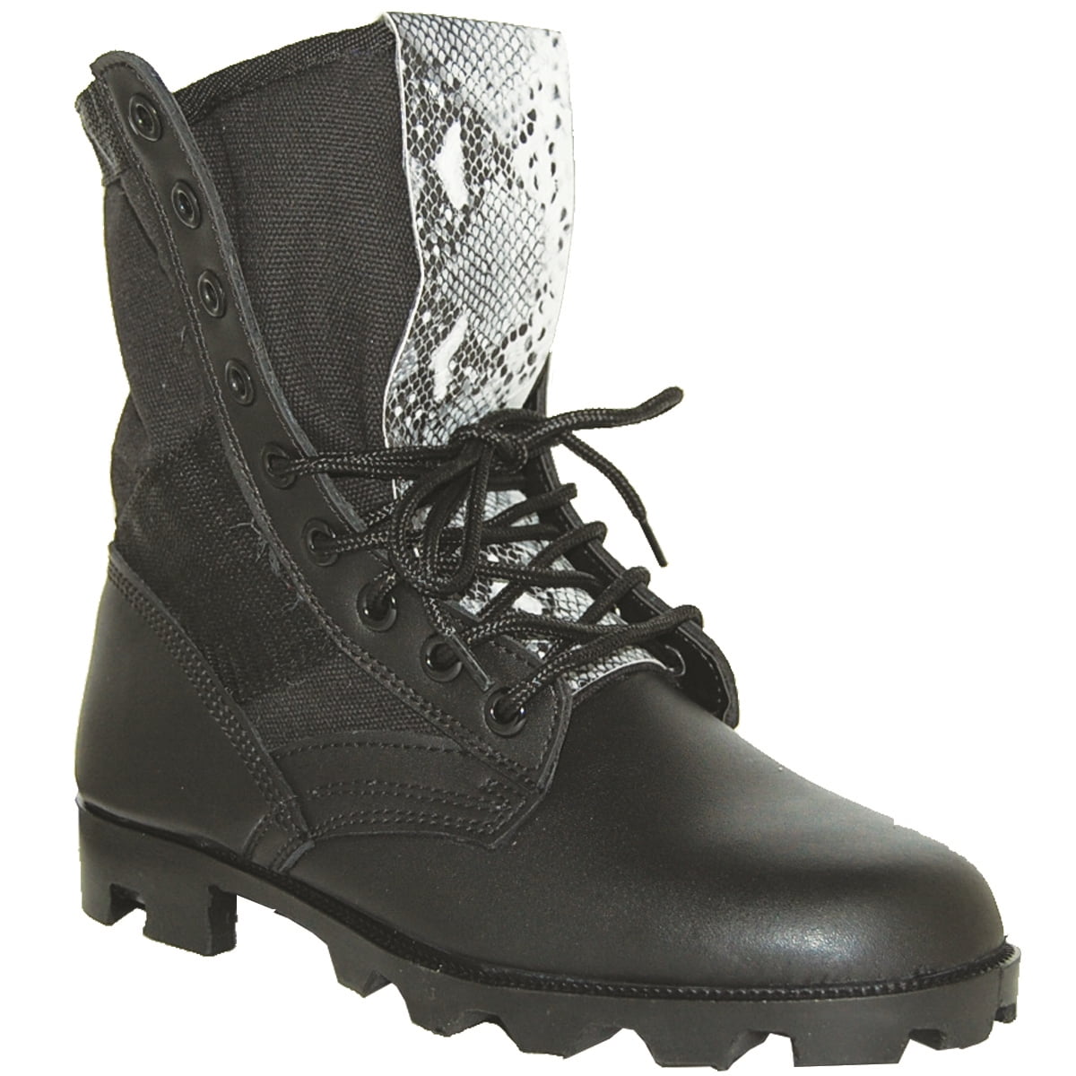 steel toe snakeskin boots