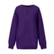 thumbnail image 3 of Blusas para mujer,Blusa de mujer con degradado, manga larga, bolsillos, cuello redondo, informal, suave, para estar en casa, sopatenor, 3 of 7