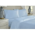thumbnail image 4 of Pointehaven 620 Thread count Long staple cotton Sky Blue 4 pc sheet set, King, 4 of 7