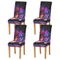 thumbnail image 2 of BZSMCE Chairs Slipcovers Dining Chair Covers Happy Hallowen Baby Bear Creative Pattern, 2 of 7