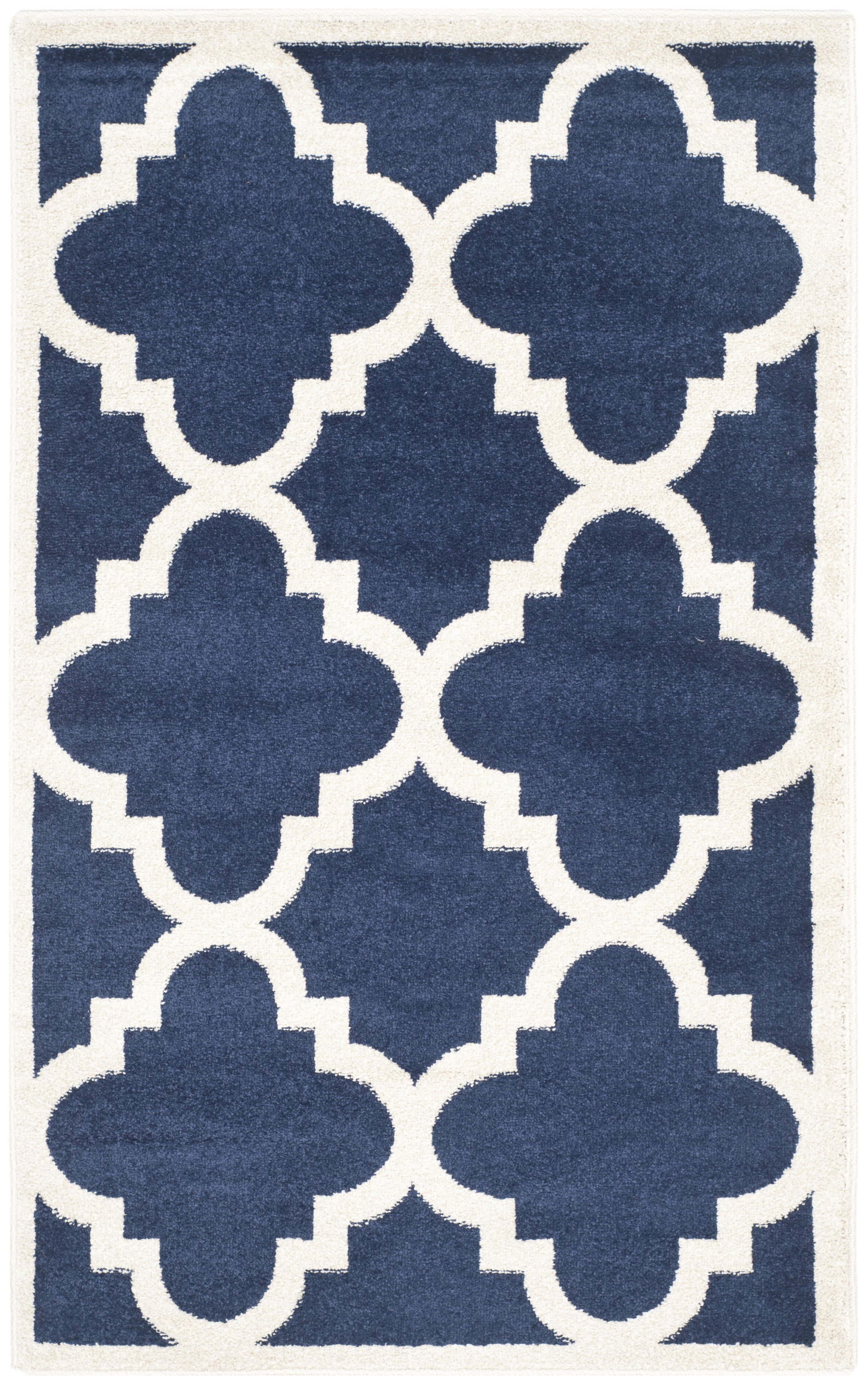 Safavieh Amherst Willmer Geometric Area Rug, Navy/Beige, 4' x 6'
