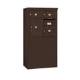 thumbnail image 2 of Salsbury Industries Freestanding USPS 5 Door Front Load 4C Horizontal Mail Center, 2 of 4