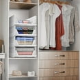 thumbnail image 3 of Sorbus 4-Shelf Closet Organizer, White, 4 Count, 4 Pack, 3 of 4