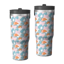 Modern 30oz Handheld Travel Tumbler with Handle – Double Wall Stainless Steel Insulated Cup, Flip Straw Lid, Leak-Proof & BPA-Free for Hot and Cold Drinks – Durable Coffee & Juice Mug White