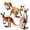 1 Set(4 Pcs), variant on Ksopiavobs Animal Figures - 4pcs Realistic Kangaroos Action Model - Plastic Wild Animal Learning Party Favors Toys - Educational Forest Farm Toys Birthday Cupcake Topper for Boys Girls Kids Toddlers