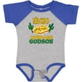 thumbnail image 3 of Inktastic Nacho Average Godson with Nachos and Cacti Boys or Girls Baby Bodysuit, 3 of 5