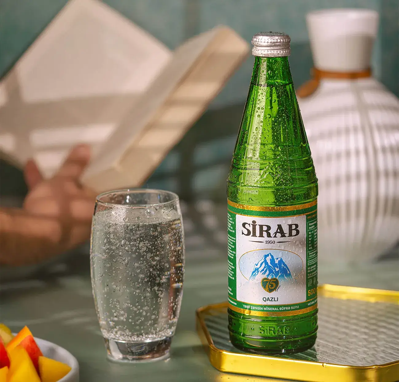 Sirab Sparkling Water 25.35 fl.oz (750 ML) 2 Pack