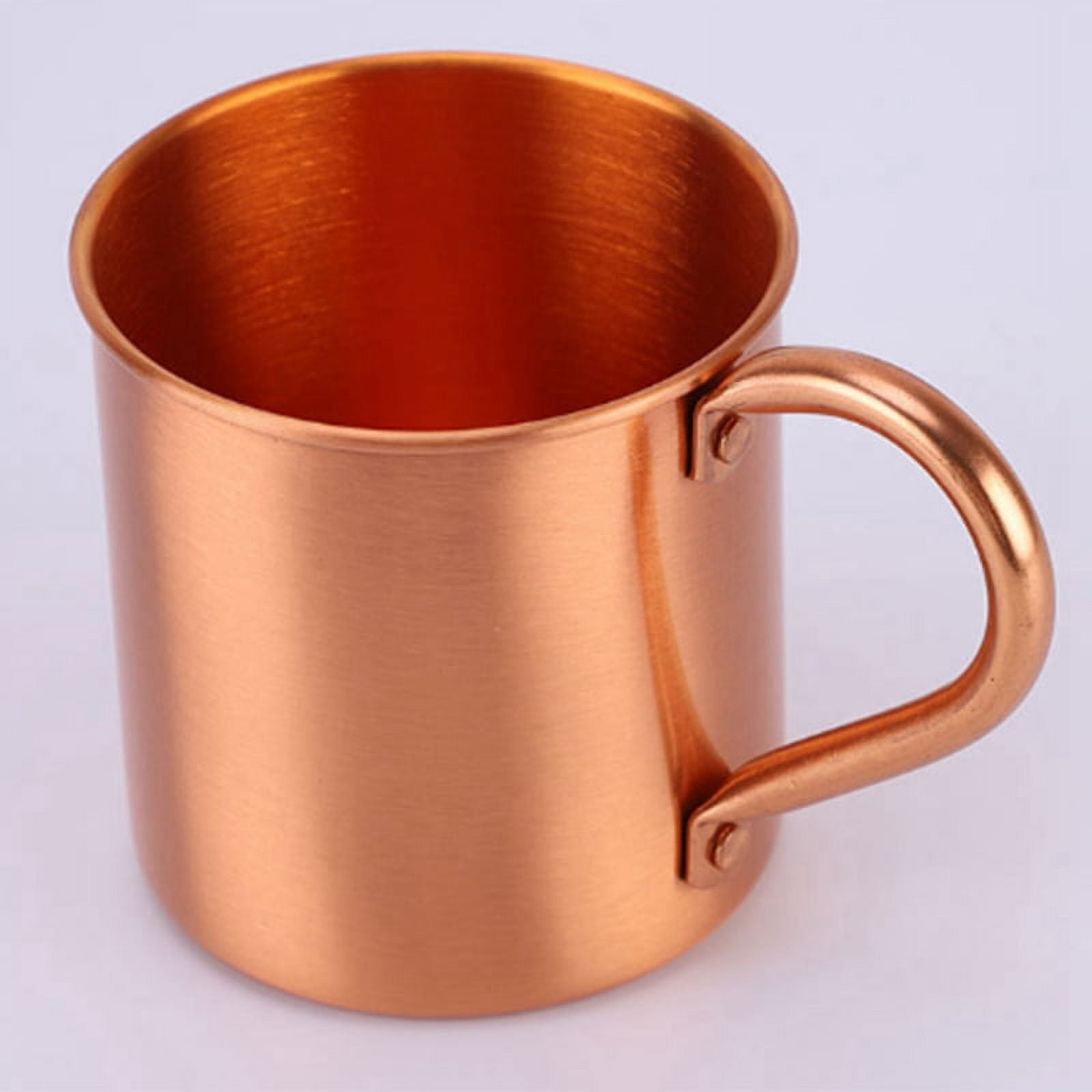 Sports Straight Cup Handle Pure Copper Mug, Handmade, Elegant