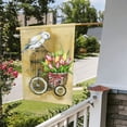 thumbnail image 5 of Easygdp Watercolor Canary Bird Garden Flag Yard Flag Welcome Flag, Double-Sided, Weather Resistant for Outdoor Decor - 28"x40", 5 of 9