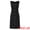 Black, variant on Women's Sleeveless Work Dress Square Neck Bodycon Pencil Dresses L Black