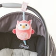 thumbnail image 2 of Spark Create Imagine Travel Chime, Pink Owl Plush Toy, 2 of 6