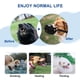 thumbnail image 4 of Bozal para perros Unique Bargains, suave, sin ladridos, bozal de malla transpirable, permite jadear y beber, bozal anti-masticación para perros de tamaño mediano M Negro, 4 of 7