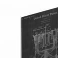 thumbnail image 2 of Luxe Metal Art 'Beer Bottling Machine Blueprint Patent Chalkboard' Metal Wall Art, 16"x24", 2 of 9