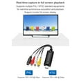 thumbnail image 3 of PrePat USB 2.0 Audio TV Video VHS to DVD VCR PC DVR HDD Converter Adapter Capture Card, 3 of 11