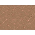 thumbnail image 1 of Ahgly Company Machine Washable Indoor Rectangle Transitional Orange Area Rugs, 4' x 6', 1 of 7