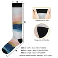 thumbnail image 3 of FORMRS Womens Knee High Socks Casual Long Thick Travel Daily Wear, 1 Pair, Abstract Painting, 3 of 6