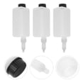 thumbnail image 6 of HAKIDZEL Bathroom Shower Dispensers Wall Mount Bottle Holder White Silicone Rubber 3 Set, 6 of 8