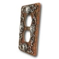 thumbnail image 5 of Set of 2 Western Stars Lace Scroll Wall Double Receptacle Outlet Switch Plates, 5 of 8