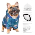 thumbnail image 4 of Uemuo Watercolor Ships for Winter Dog Hoodie Sweatshirts with Pockets Warm Dog Clothes for Small Dogs Chihuahua-Medium, 4 of 8