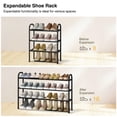 thumbnail image 3 of Zapatero metálico expandible de 3 niveles STO STO, 45-84 cm, 3 of 6