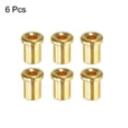 thumbnail image 3 of Unique Bargains Guitar String Ferrules Through Body 1/8' Gold Tone for Electric Guitar 6 Pack, 3 of 5