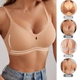 thumbnail image 5 of Yutgune Minimizer Bras for Women Plus Size Wireless Full Coverage Bras for Women Stretch Ventilated Casual Bra, 5 of 8