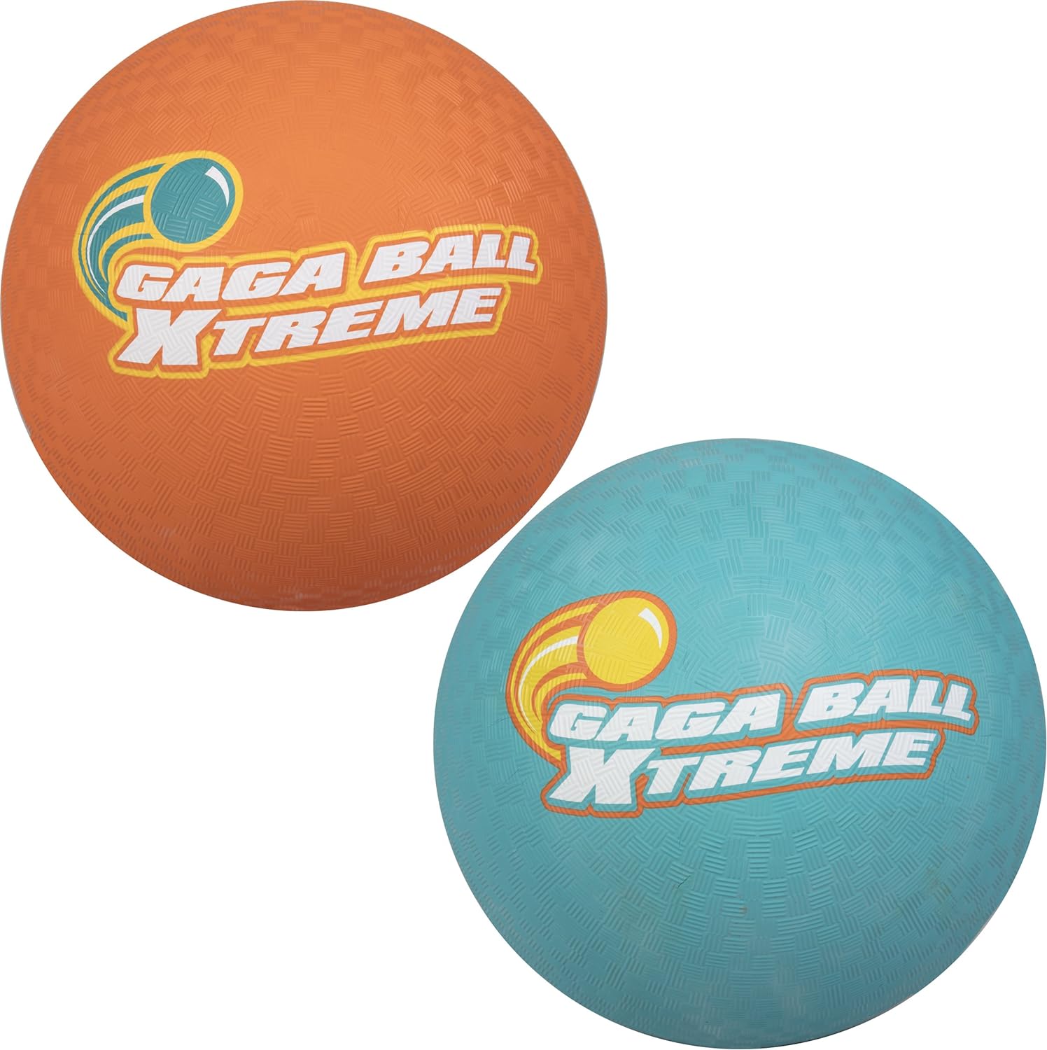 GSE Games & Sports Experts Classic Orange Kickball – 10-Pack, Inflatable Playground Balls For Kids