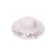 thumbnail image 1 of Sombrero de sol ancho de ala ancha de las vegas para mujer ChicHeadwear Sombrero para el sol Blanco, 1 of 1