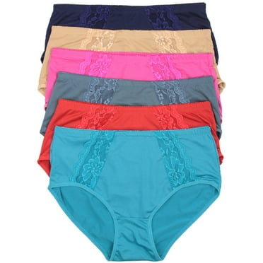 ToBeInStyle Women's Pack of 6 High Waisted Briefs