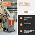 thumbnail image 3 of Costway 45-Pint(DOE) Portable Commercial Dehumidifier with Water Tank & Drainage Pipe 4,500 Sq. ft Coverage Area (MAX 163Pint at 95°F, 90%RH), 3 of 10