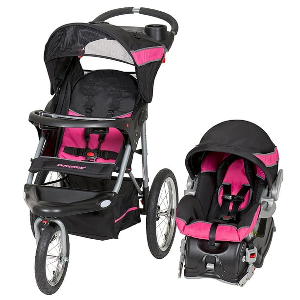 Baby Trend Expedition Jogger Travel System Bubble Gum Walmart Walmart