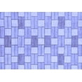 thumbnail image 1 of Ahgly Company Machine Washable Indoor Rectangle Abstract Blue Modern Area Rugs, 2' x 4', 1 of 4