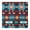 2340-heicheng-shang, variant on Fitted Tablecloth with Bohemian Design, 36x36 Inch Square Floral Cover with Elastic Hem for Card Tables, Wrinkle Resistant