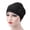 Black, variant on Ludlz Women Rose Flowers Decor Beanie Cap Snood Hat Fashion Headwrap Headwear Gift