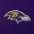 thumbnail image 2 of Men's Antigua Purple Baltimore Ravens Victory Chenille Pullover Hoodie, 2 of 2