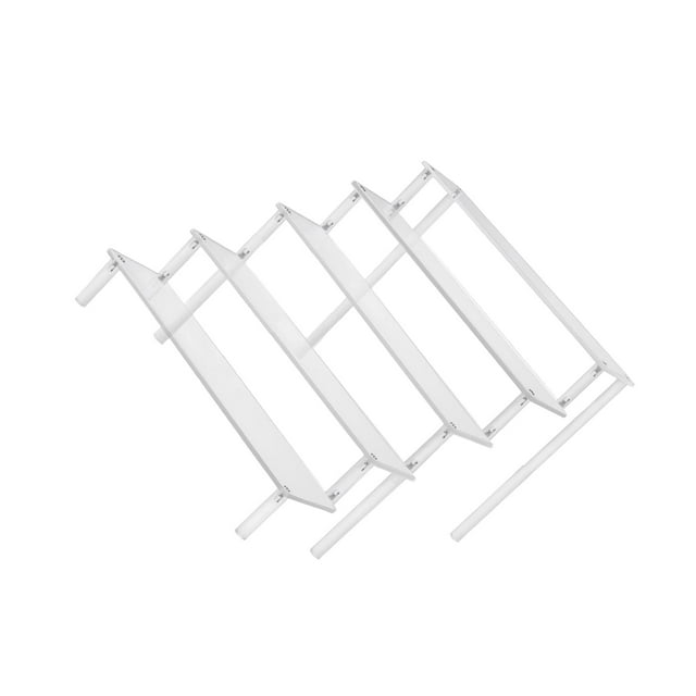 ZheElen Multi Purpose Ladder Tier Acrylic Rack Organizer Perfume Makeup Showcase Tier 5 5 Tier 30cm