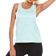 thumbnail image 1 of Chaleco deportivo holgado en forma de I para mujer: top de poliéster y spandex con cuello redondo para correr al aire libre, 1 of 6