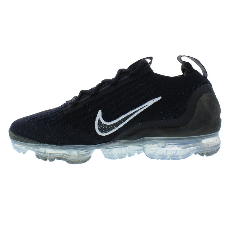 Nike Women's Air Vapormax 2021 FK Shoes, Black/White-Metallic - Main Image