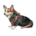 thumbnail image 3 of Bingfone Realistic Colorful Chameleon Dog Clothes Hoodie, Pet Winter Coat,Puppy Sweatshirts for Small Dogs Boy Girl,Suitable for All Breeds-X-Large, 3 of 6