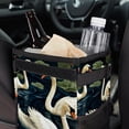 thumbnail image 6 of Swan Foldable Car Trash Bin with Lid, Leak-Proof Mini Trash Can, Car Garbage Can, and Hanging Storage Bag, 6 of 6