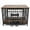 Black, variant on Holaki Extra Large Wooden Dog House, Outdoor & Indoor Weatherproof Pet Kennel with Raised Feet, Waterproof Roof, Ventilated Door, Natural