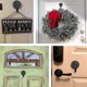 thumbnail image 4 of Set of 2 magnetic hooks for wreaths by placing a magnet on each side of the glass, or they can also be used on steel doors alone, (magnetic base with, 4 of 5
