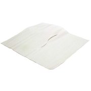 BodyMed Headrest Paper Tissue Sheets - 12 x 12 Squares with Nose Slit for Chiropractic Exam Table or Massage Table - White - 1000 per Box