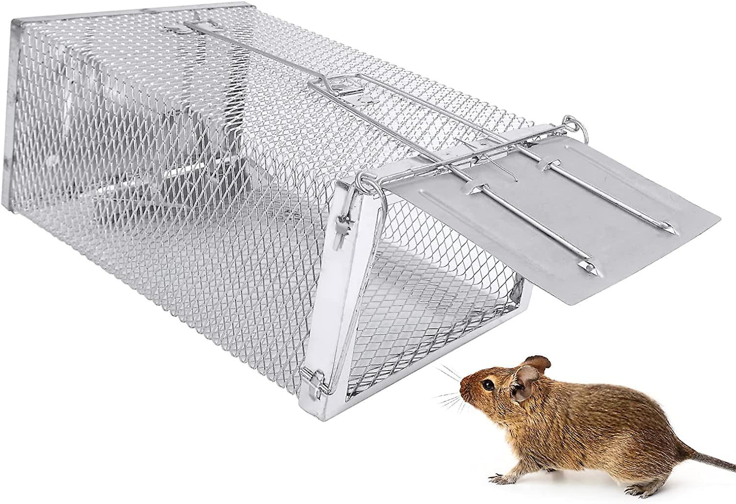 Trampa de jaula para ratas vivas, trampa para ratas, trampa para ...